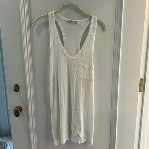 T Alexander Wang, super chic oversized slouchy white tank. Size small